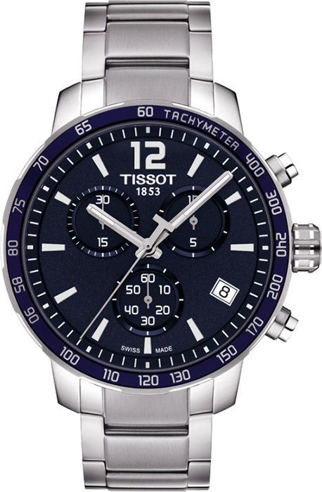 Tissot T-Sport Tissot Quickster Blue Dial 42 mm Quartz Watch For Men - 1