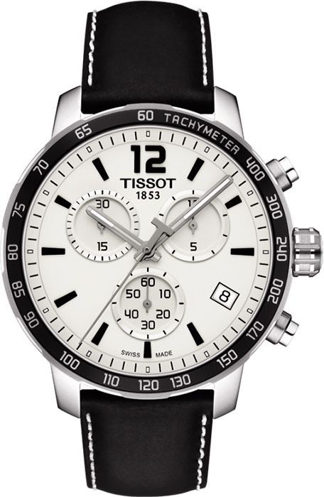 Tissot T-Sport Quickster White Dial 42 mm Quartz Watch For Men - 1