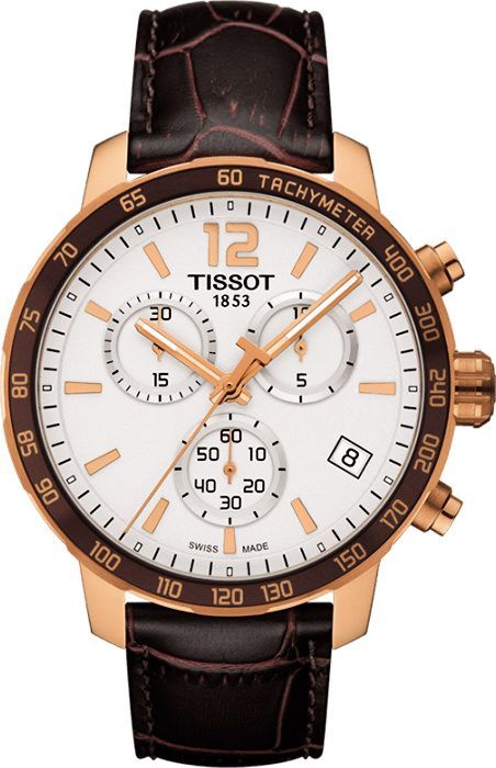 Tissot T-Sport Quickster Silver Dial 42 mm Quartz Watch For Men - 1