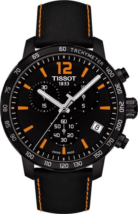 Tissot T-Sport Tissot Quickster Black Dial 42 mm Quartz Watch For Men - 1
