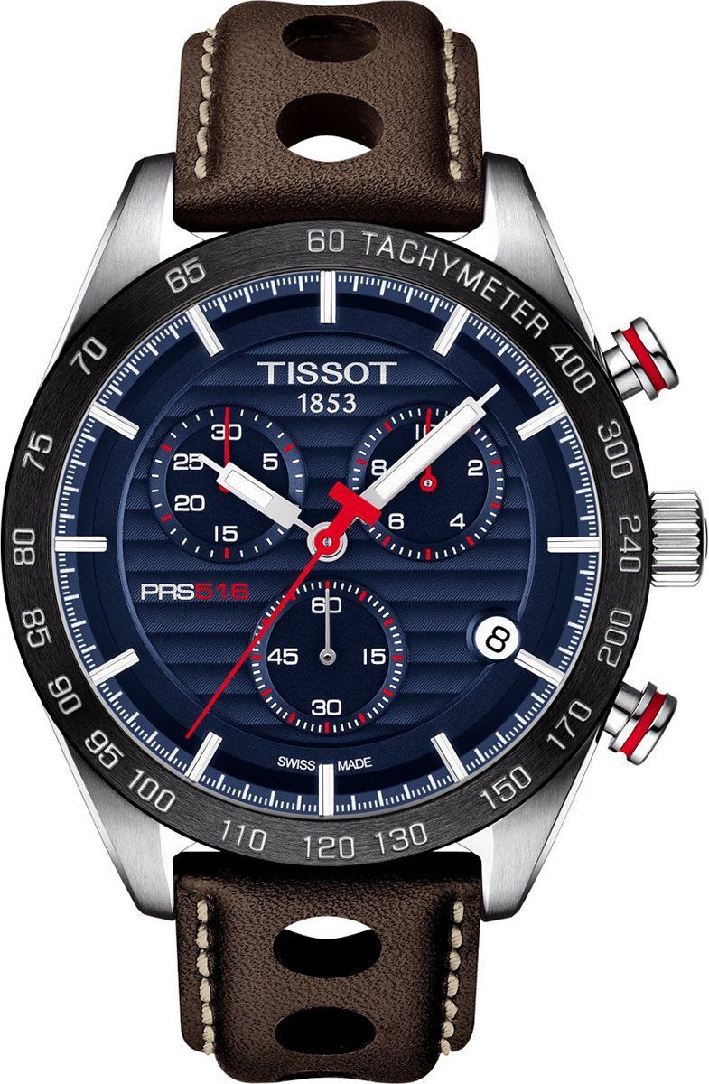 Tissot T-Sport Tissot PRS 516 Blue Dial 42 mm Quartz Watch For Men - 1