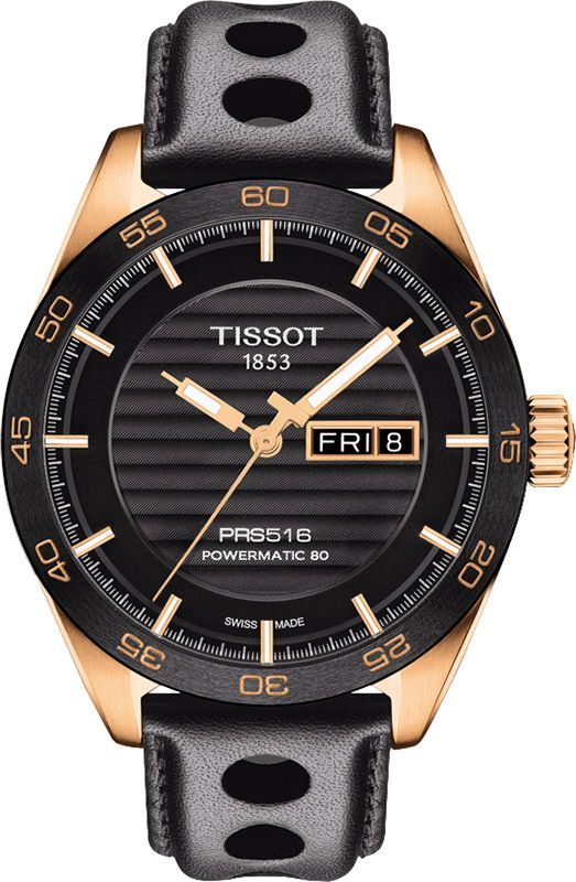 Tissot T-Sport Tissot PRS 516 Black Dial 42 mm Automatic Watch For Men - 1