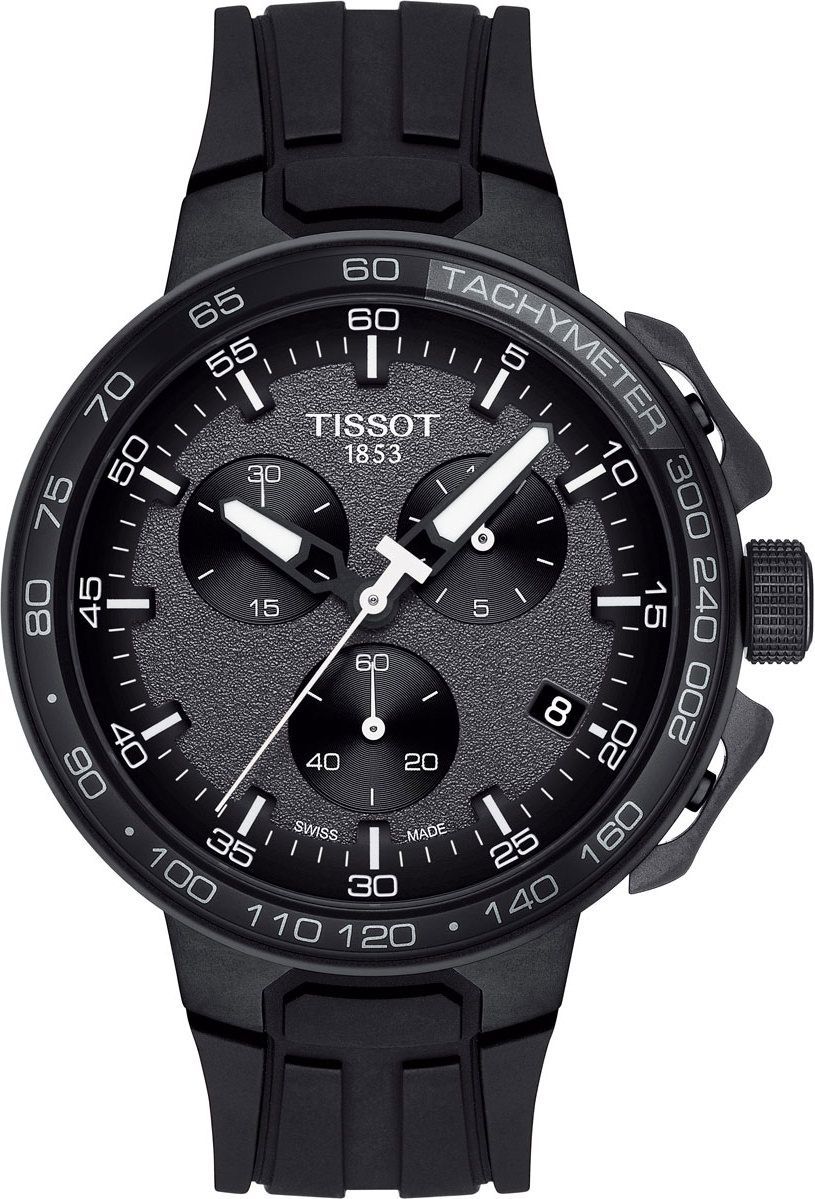 Tissot T-Sport T Race Black Dial 44.5 mm Quartz Watch For Men - 1