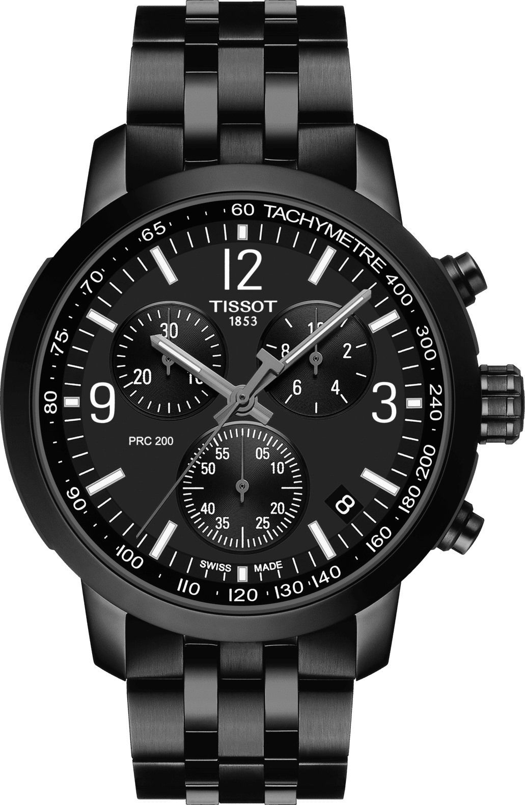 Tissot T-Sport Tissot PRC 200 Black Dial 43 mm Quartz Watch For Men - 1