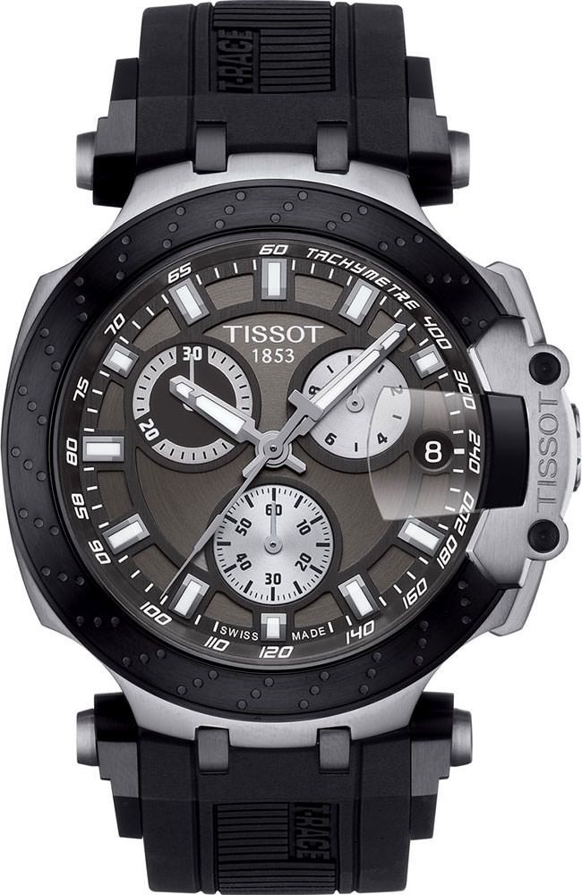 Tissot Tissot T-Race 43 mm Watch in Anthracite Dial For Men - 1