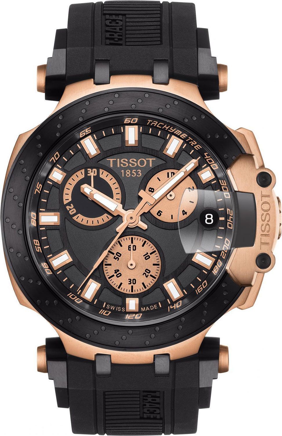Tissot T-Sport Tissot T-Race Black Dial 43 mm Quartz Watch For Men - 1