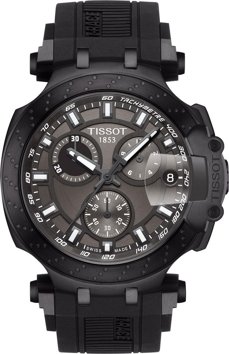 Tissot T-Sport Tissot T-Race Black Dial 43 mm Quartz Watch For Men - 1