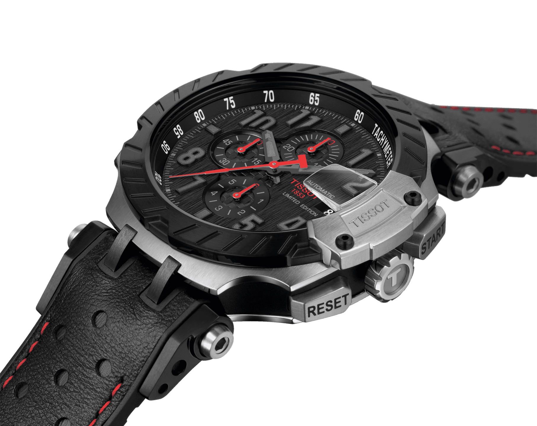 Tissot T-Sport Tissot T-Race MOTOGP Black Dial 45 mm Automatic Watch For Men - 4