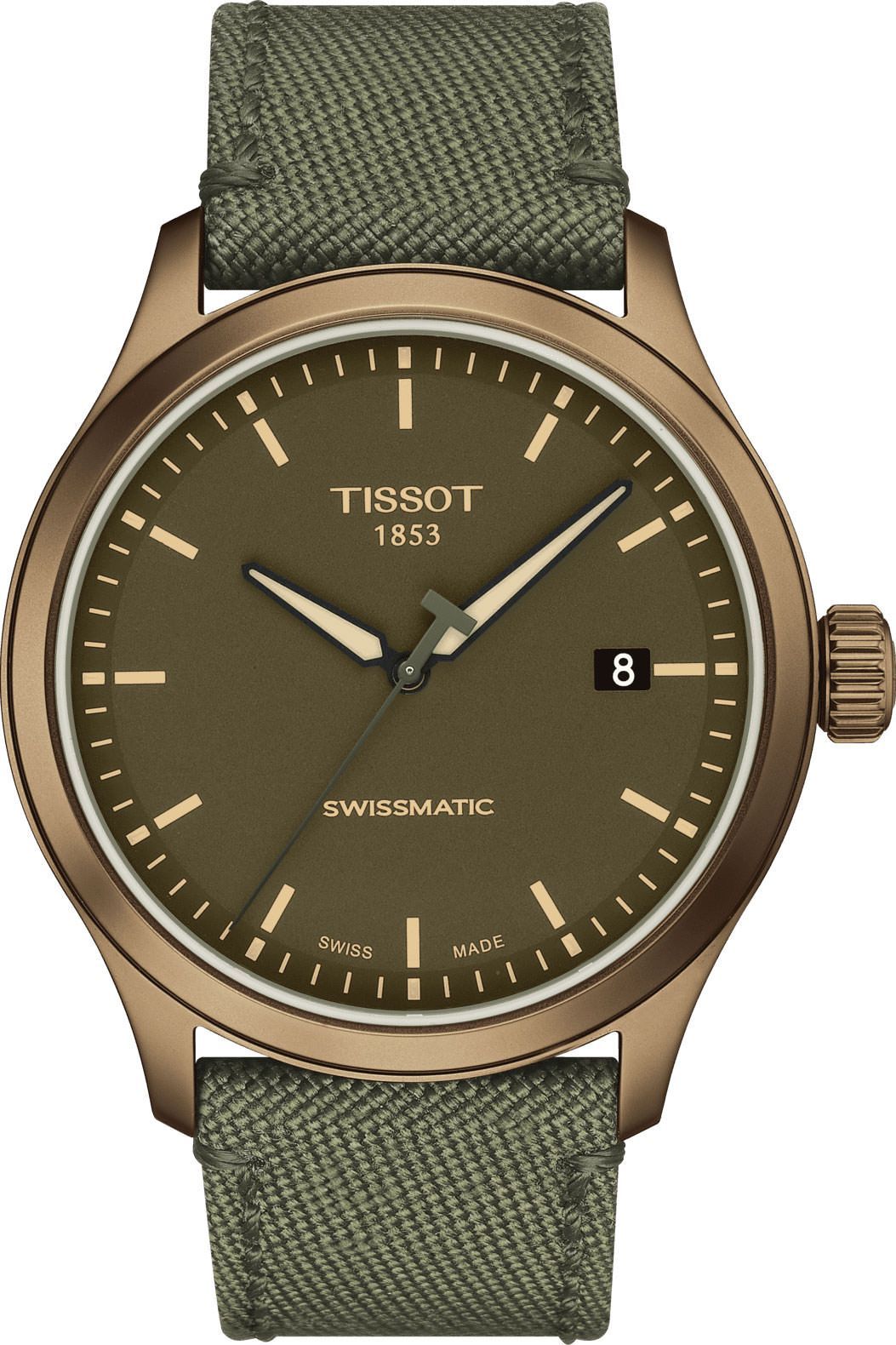 Tissot T-Sport  Green Dial 43 mm Automatic Watch For Men - 1