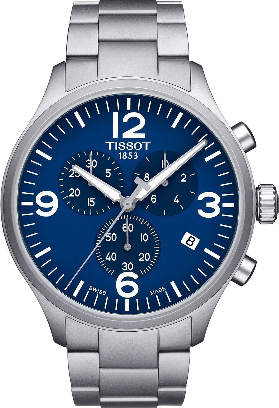 Tissot T-Sport  Blue Dial 45 mm Quartz Watch For Men - 1