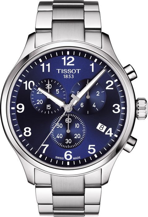 Tissot T-Sport Tissot Chrono XL Blue Dial 45 mm Quartz Watch For Men - 1