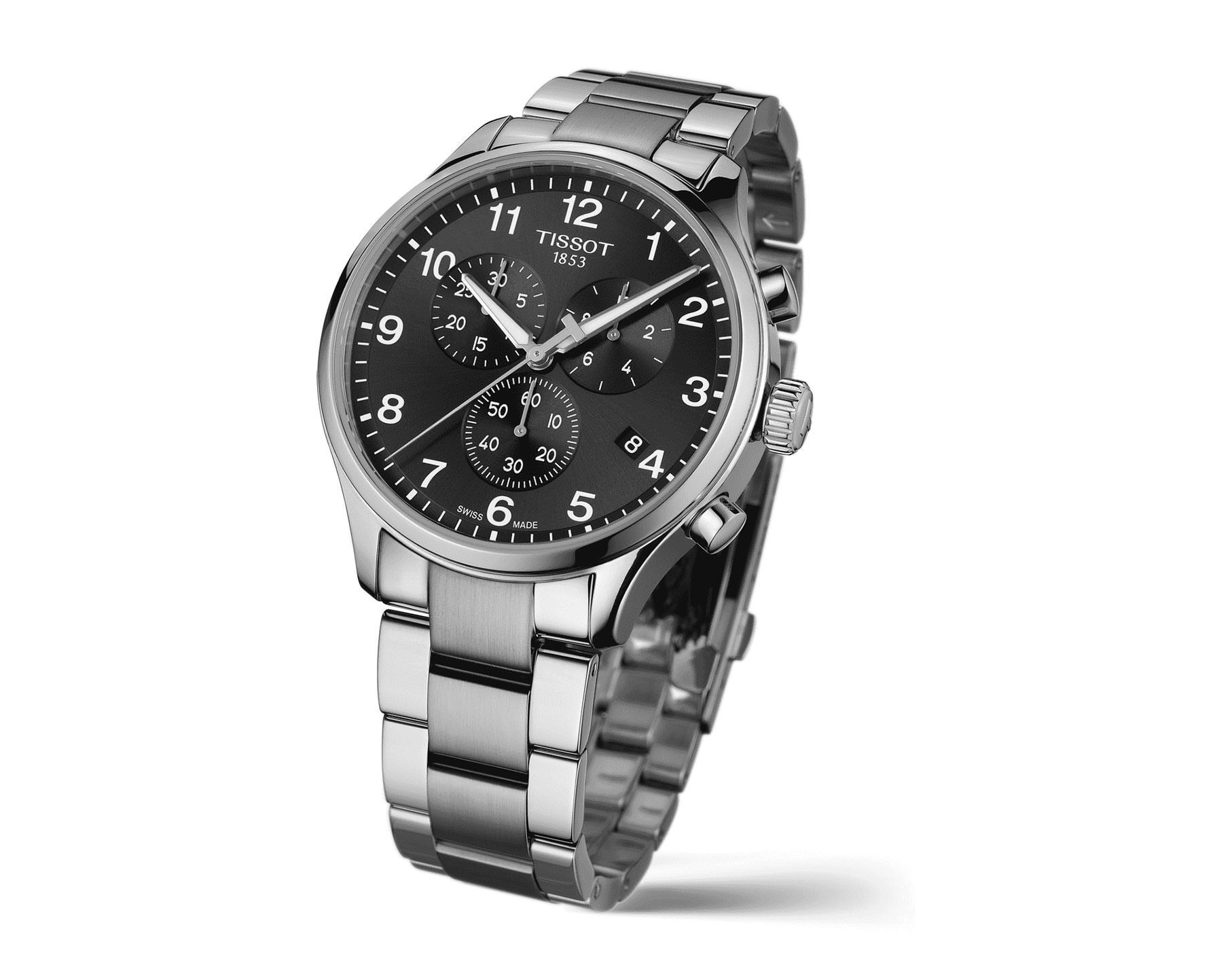 Tissot T-Sport Tissot Chrono XL Black Dial 45 mm Quartz Watch For Men - 5