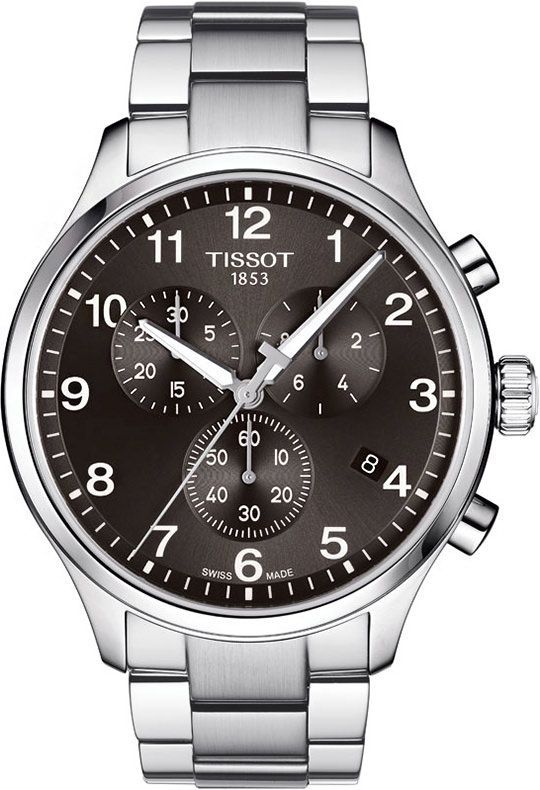 Tissot T-Sport Tissot Chrono XL Black Dial 45 mm Quartz Watch For Men - 1