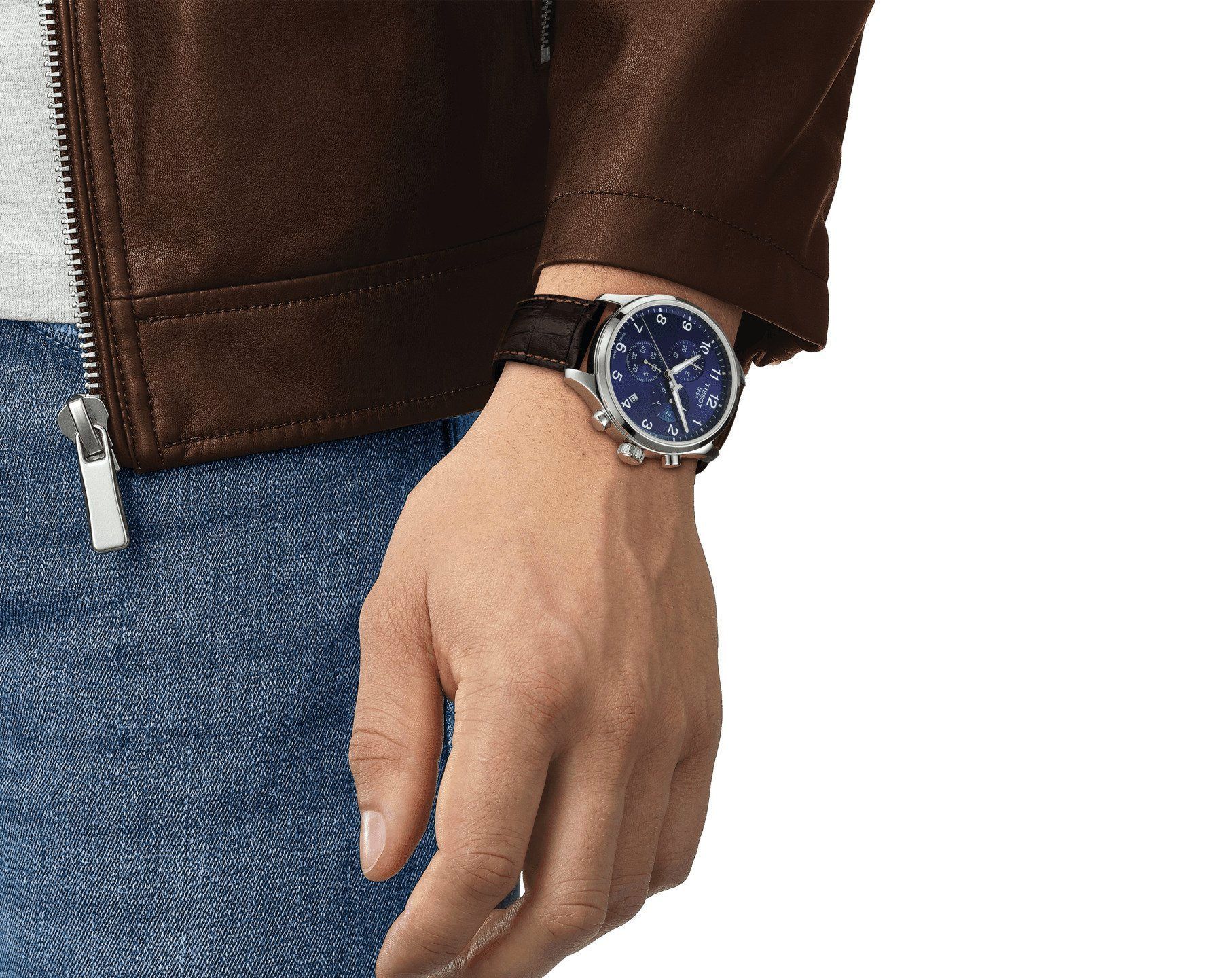 Tissot T-Sport Tissot Chrono XL Blue Dial 45 mm Quartz Watch For Men - 6