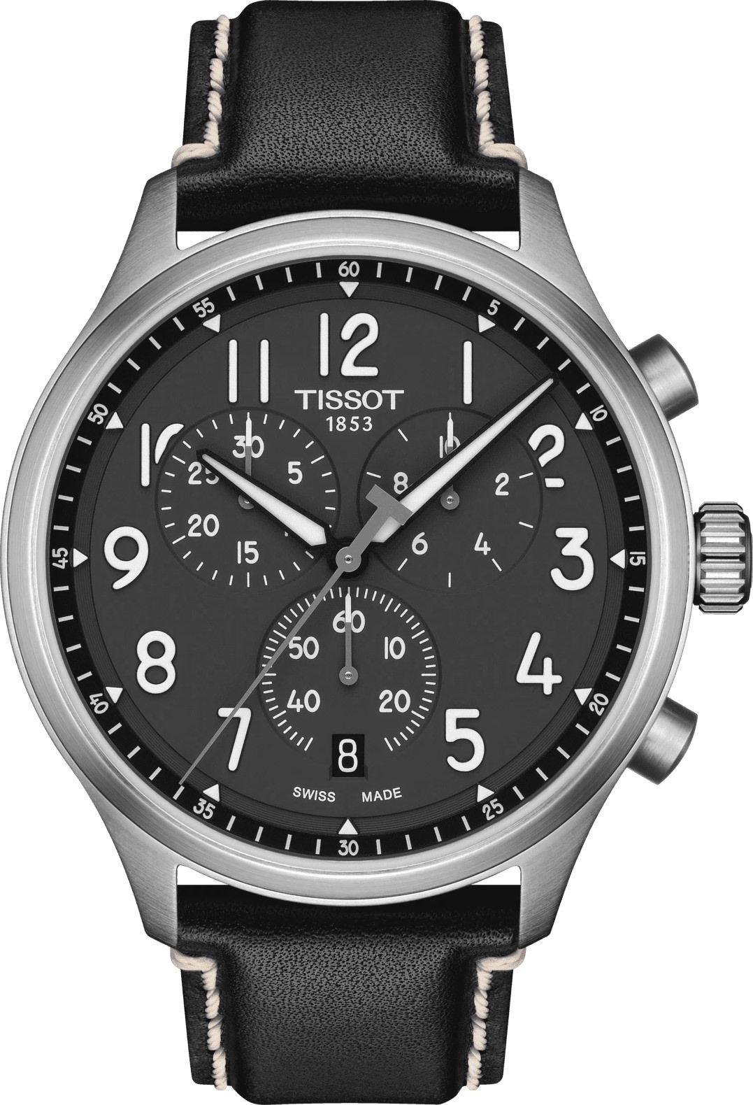Tissot T-Sport Tissot Chrono XL Anthracite Dial 45 mm Quartz Watch For Men - 1