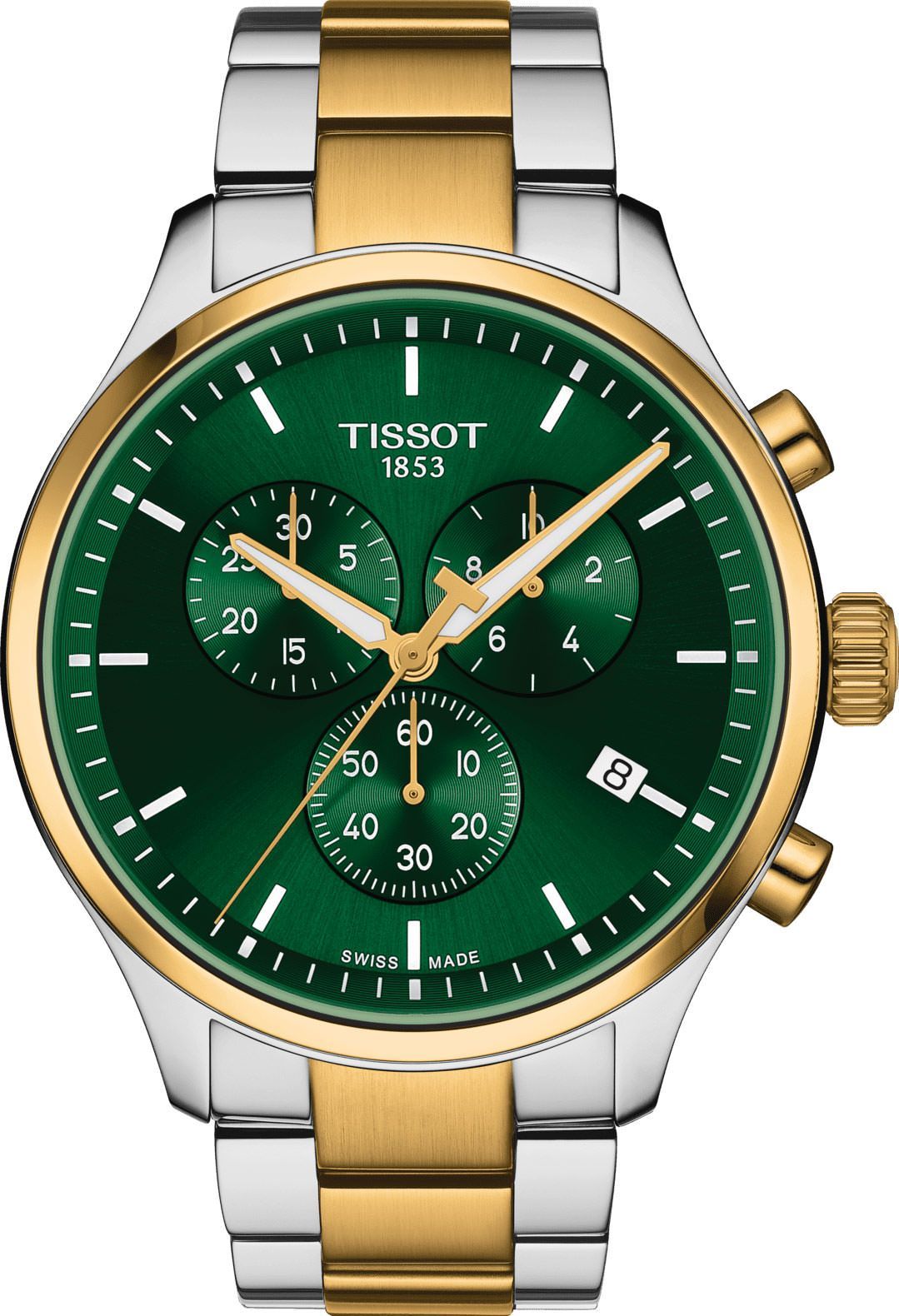 Tissot T-Sport Tissot Chrono XL Green Dial 45 mm Quartz Watch For Men - 1