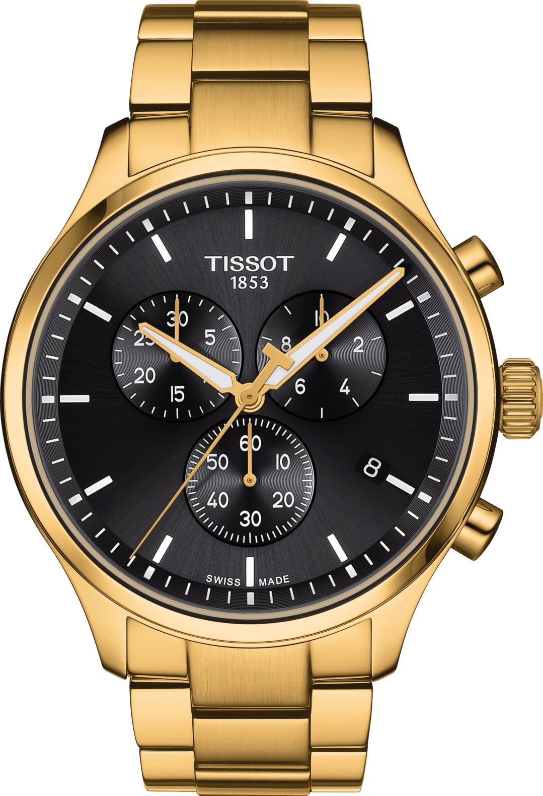 Tissot T-Sport Tissot Chrono XL Black Dial 45 mm Quartz Watch For Men - 1