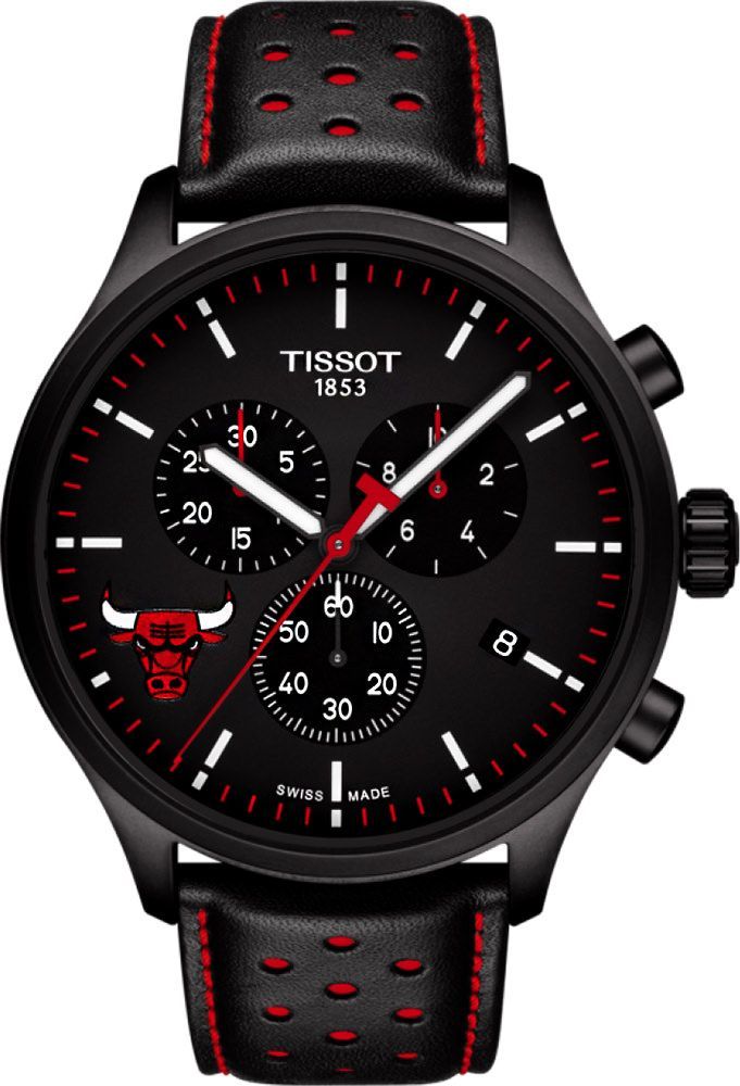 Tissot T-Sport Chrono XL Black Dial 45 mm Quartz Watch For Men - 1