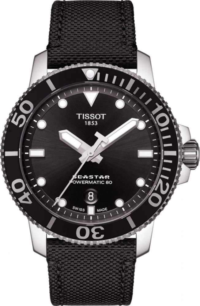 Tissot T-Sport Tissot Seastar 1000 Black Dial 43 mm Automatic Watch For Men - 1