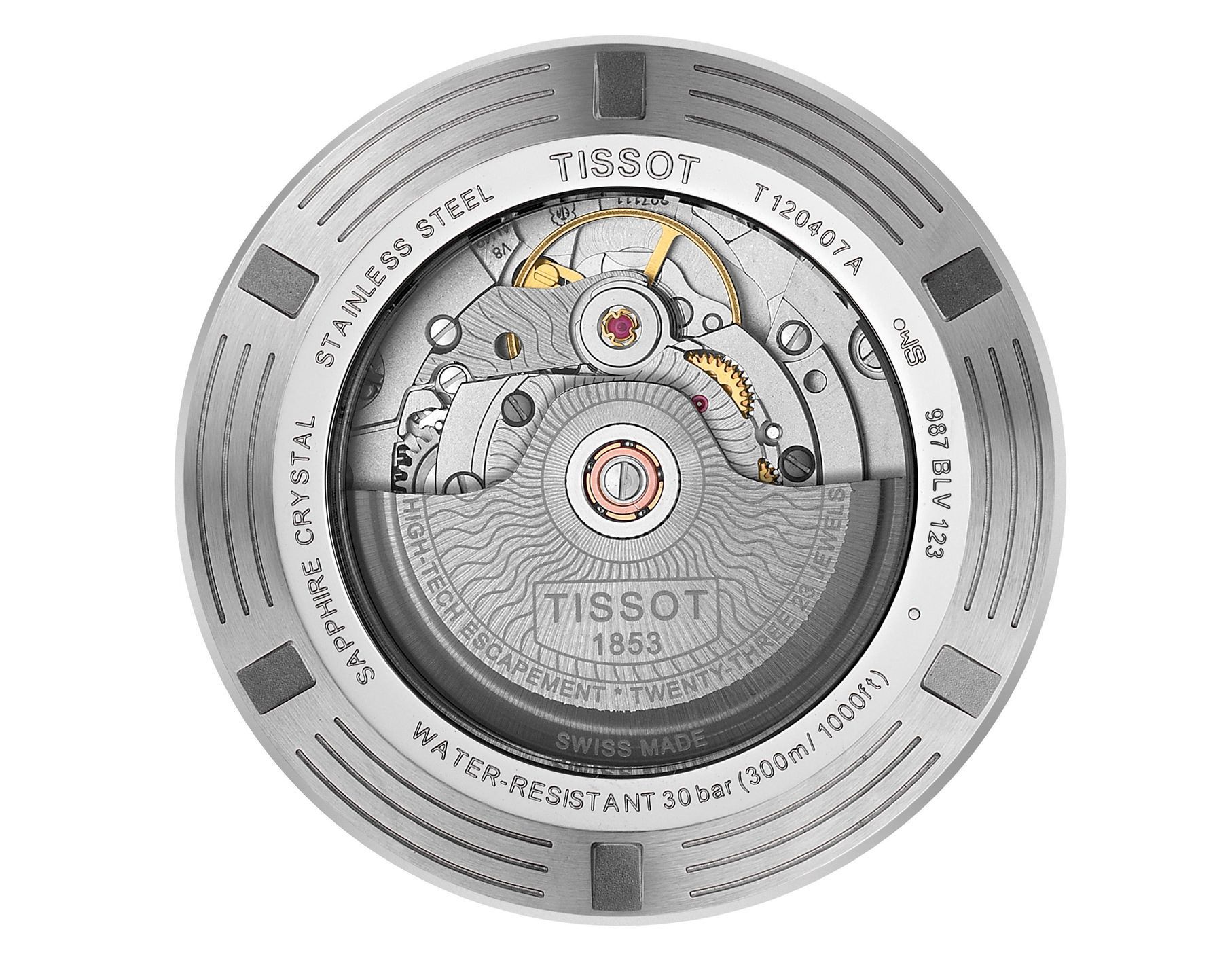Tissot T-Sport Tissot Seastar 1000 Black Dial 43 mm Automatic Watch For Men - 2