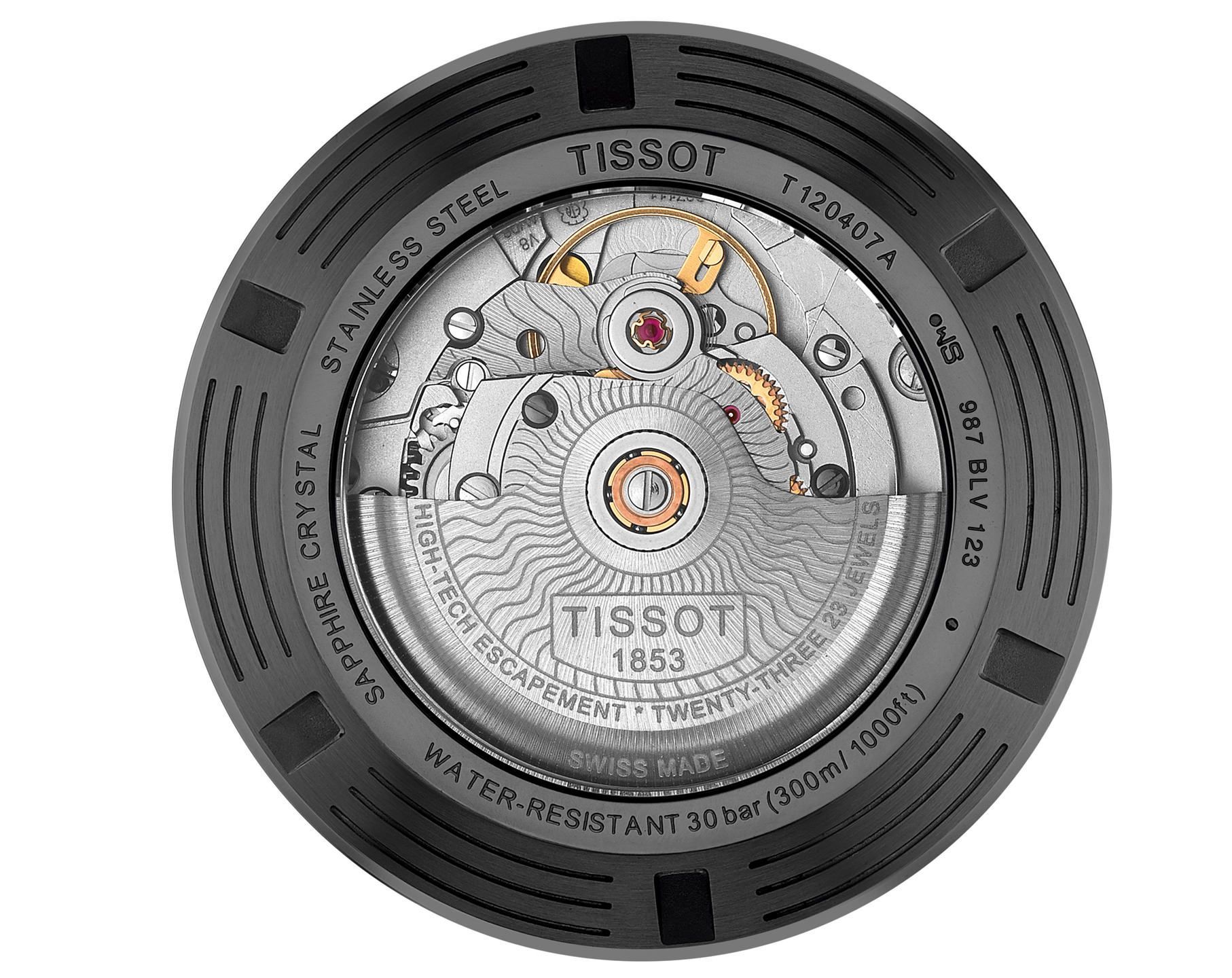 Tissot T-Sport Tissot Seastar 1000 Black Dial 43 mm Automatic Watch For Men - 2