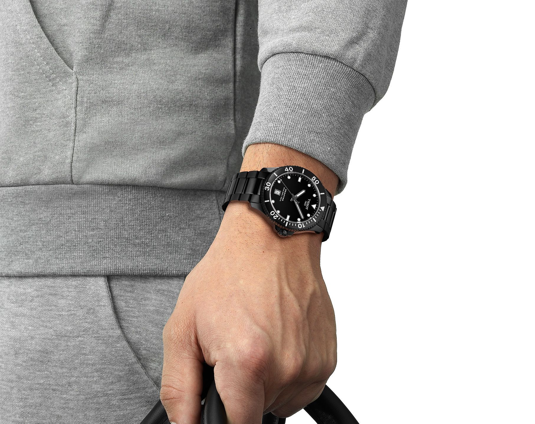 Tissot T-Sport Tissot Seastar 1000 Black Dial 40 mm Quartz Watch For Men - 3
