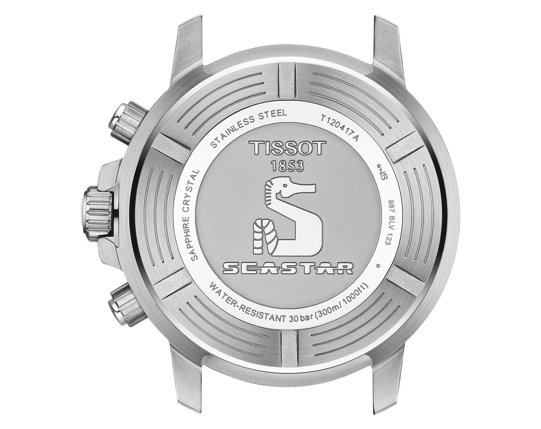 Tissot T-Sport Tissot Seastar 1000 Green Dial 45.5 mm Quartz Watch For Men - 3
