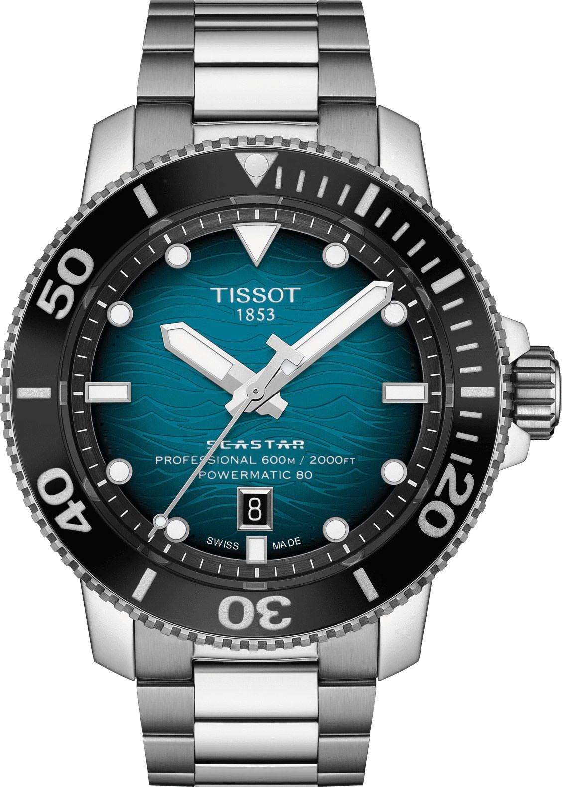Tissot T-Sport Tissot Seastar 2000 Blue Dial 46 mm Automatic Watch For Men - 1
