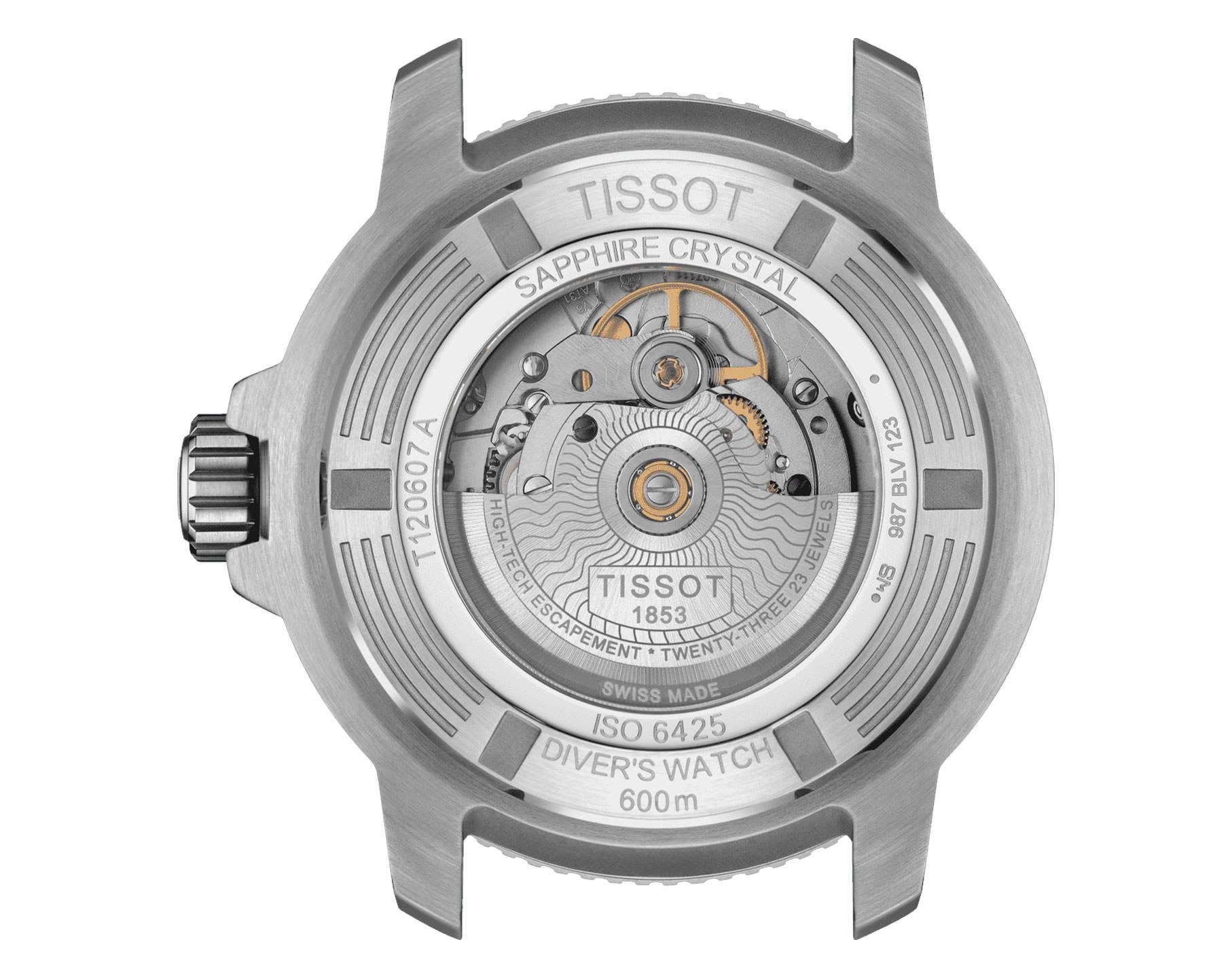 Tissot T-Sport Tissot Seastar 2000 Black Dial 46 mm Automatic Watch For Men - 3