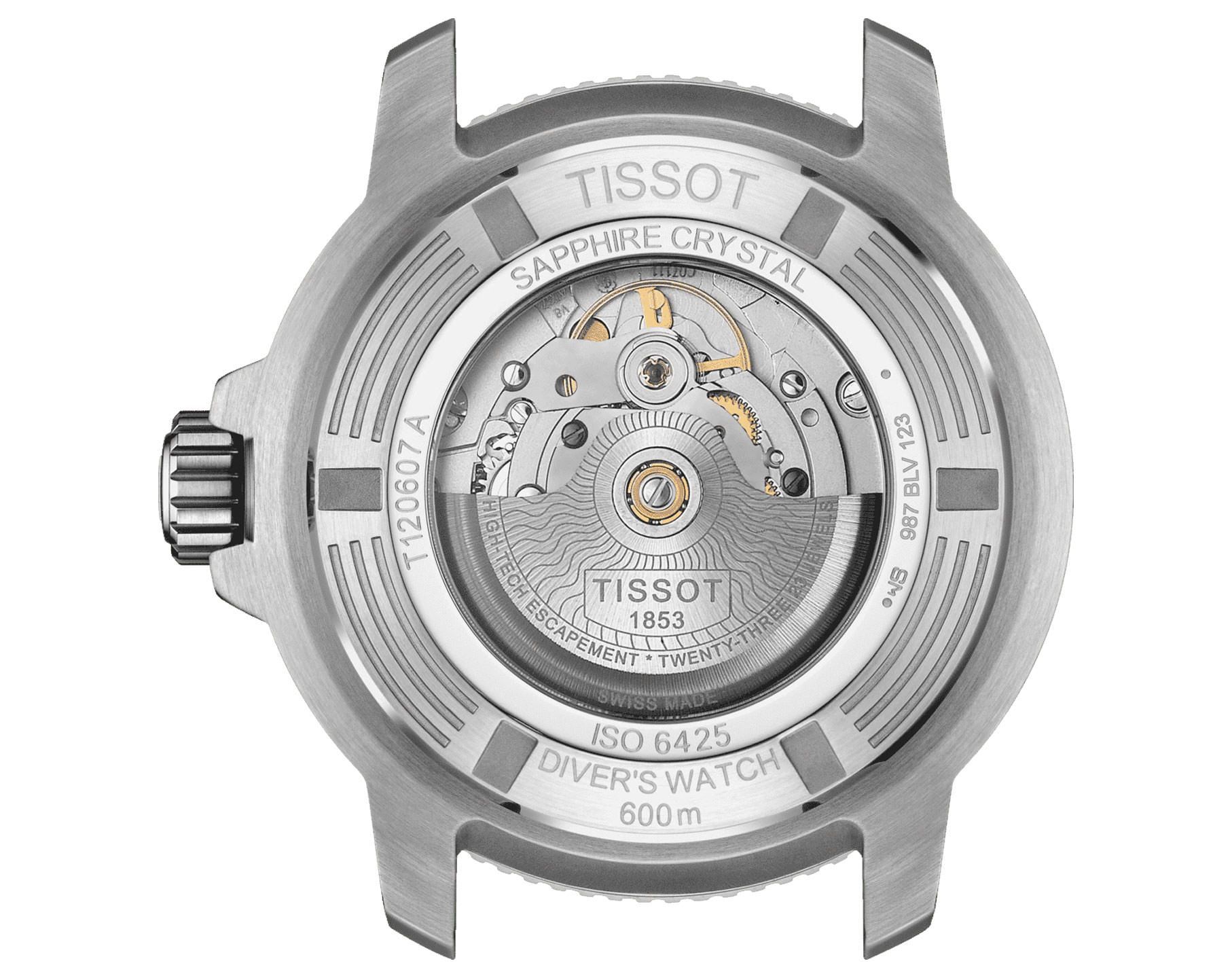 Tissot T-Sport Tissot Seastar 2000 Grey Dial 46 mm Automatic Watch For Men - 3