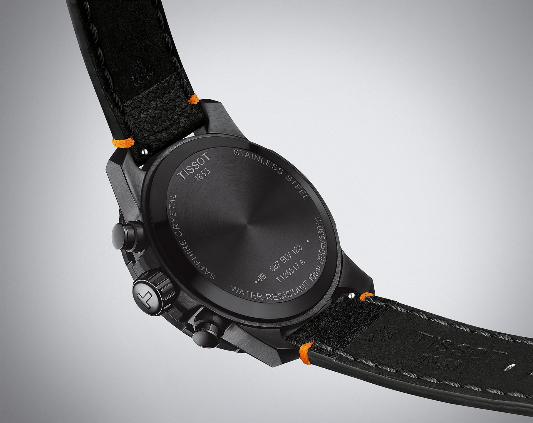 Tissot T-Sport Tissot Supersport Chrono Grey & Black Dial 45.5 mm Quartz Watch For Men - 4