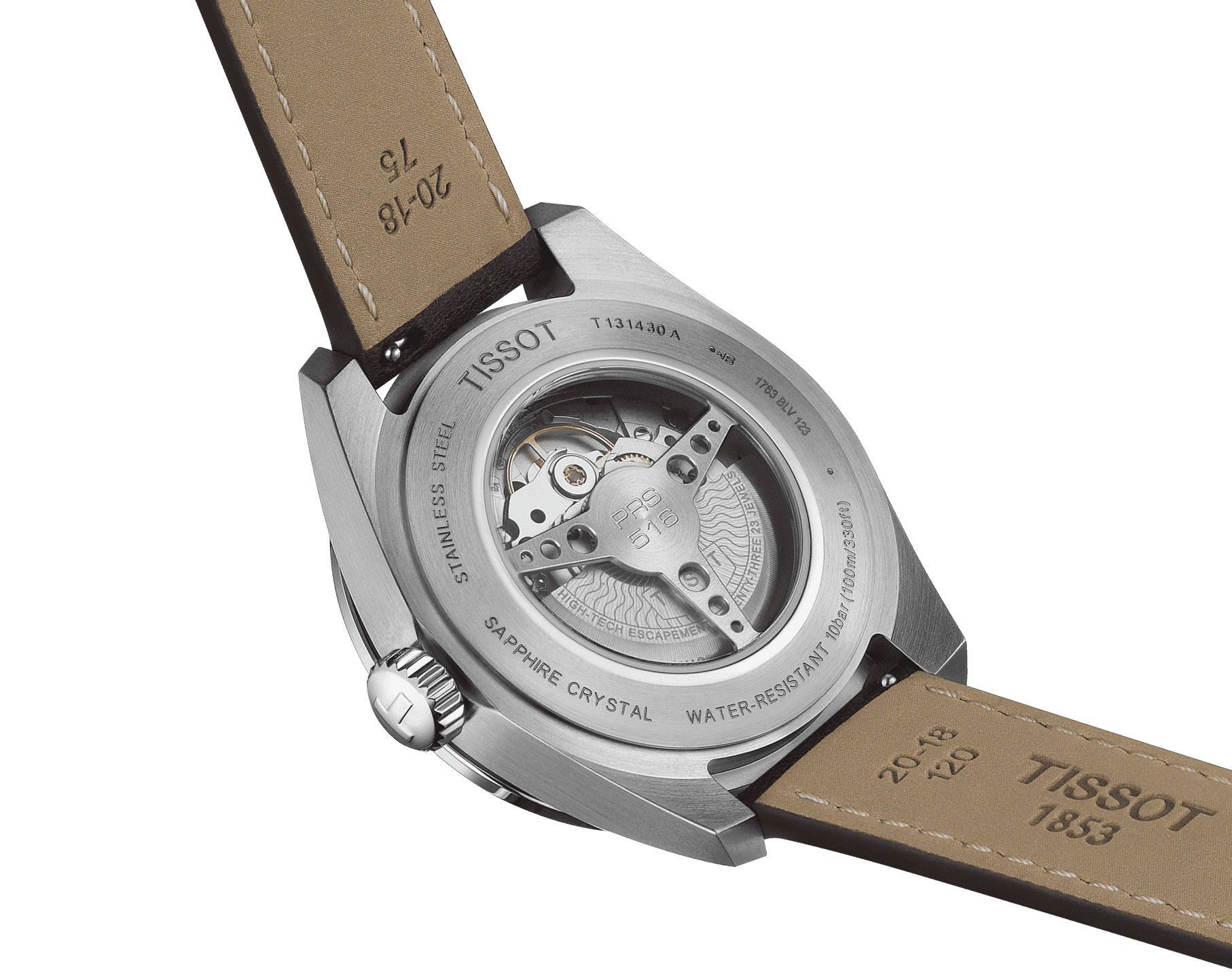 Tissot T-Sport Tissot PRS 516 Silver Dial 42 mm Automatic Watch For Men - 5