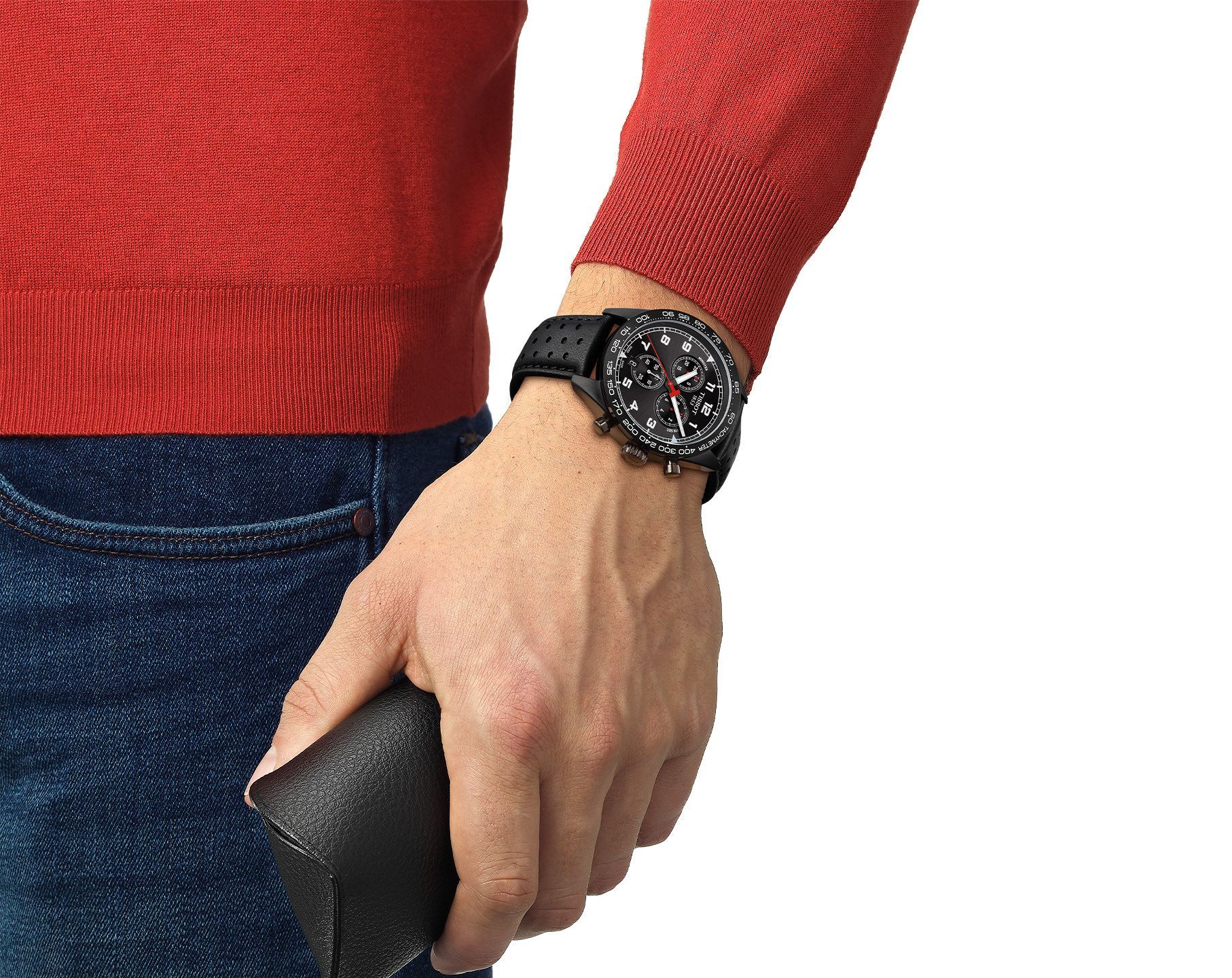 Tissot T-Sport Tissot PRS 516 Black Dial 45 mm Quartz Watch For Men - 4