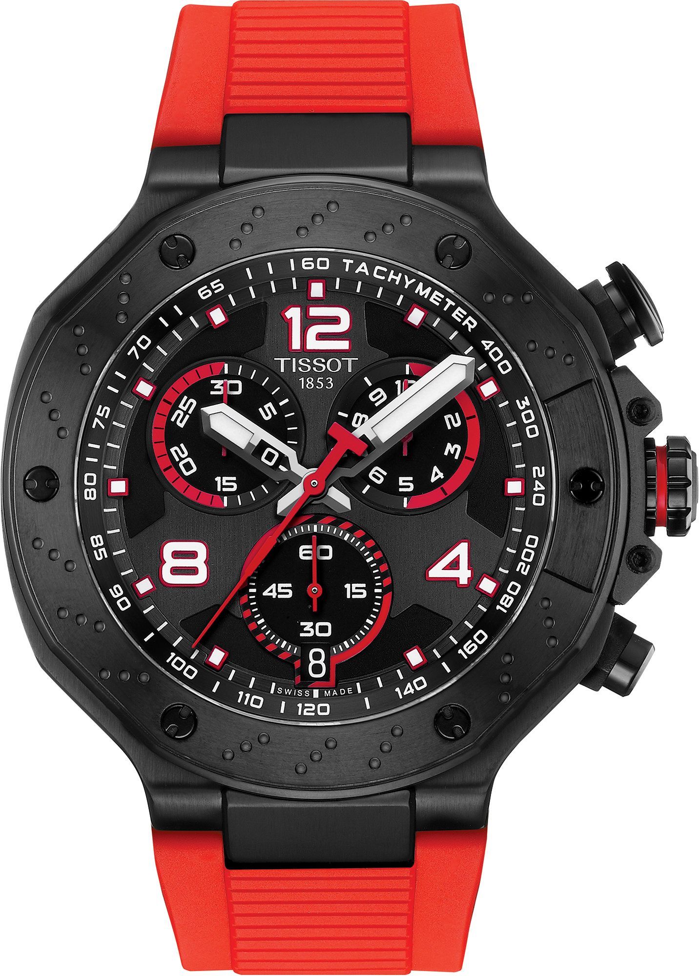 Tissot T-Sport Tissot T-Race MOTOGP Black Dial 45 mm Quartz Watch For Men - 1
