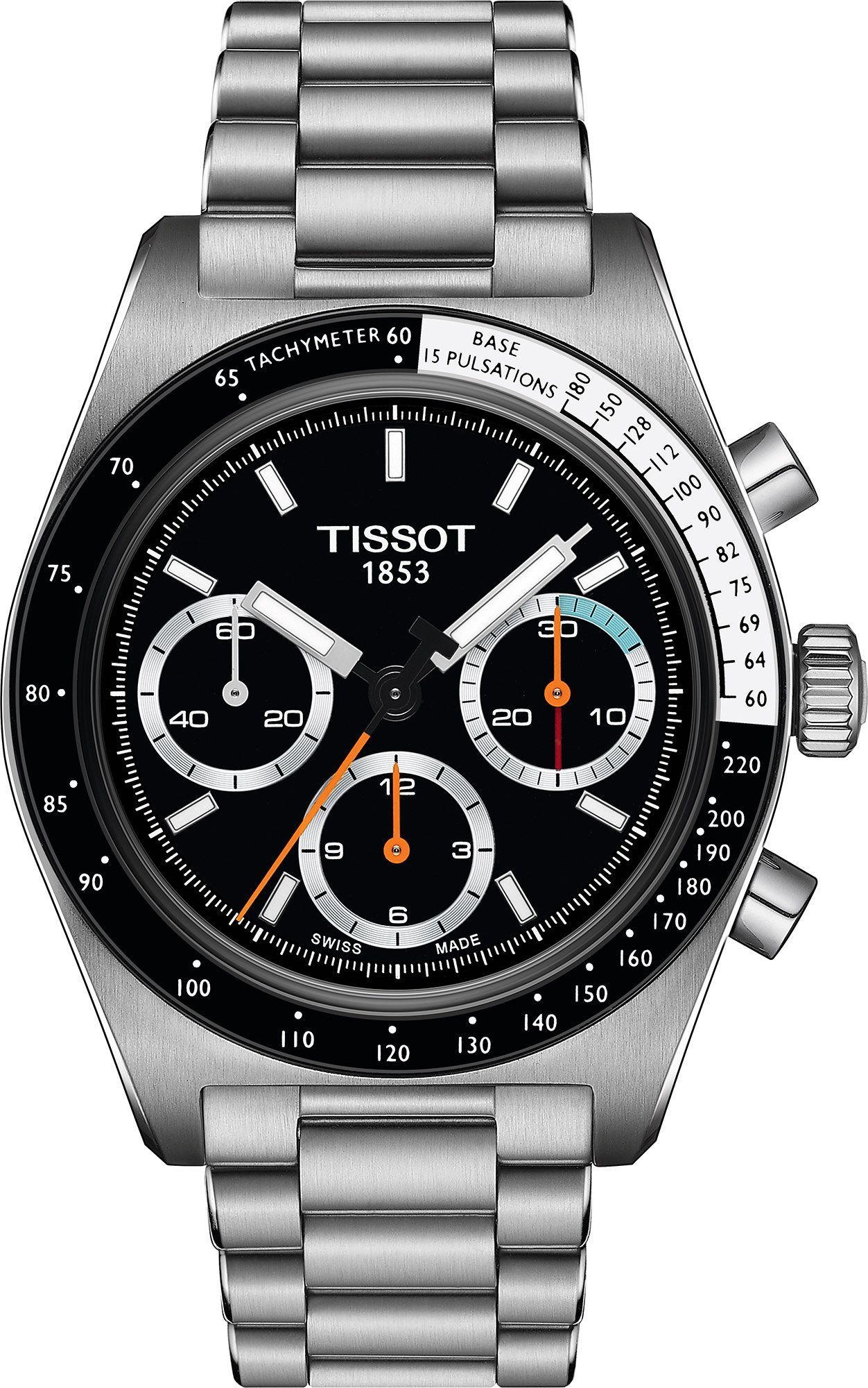 Tissot T-Sport Tissot PR516 Black Dial 41 mm Manual Winding Watch For Men - 1