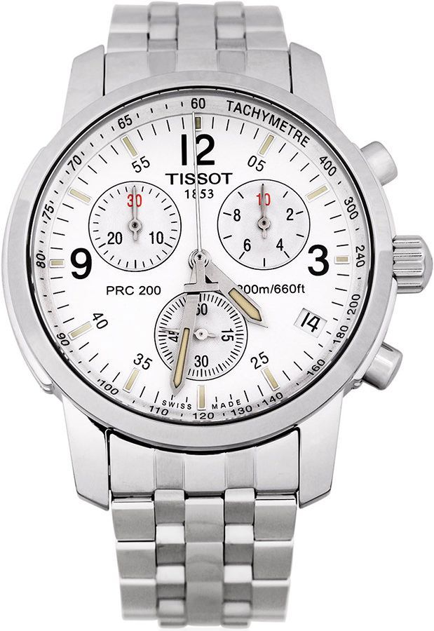 Tissot T-Sport Tissot PRS 200 White Dial 40 mm Quartz Watch For Men - 1
