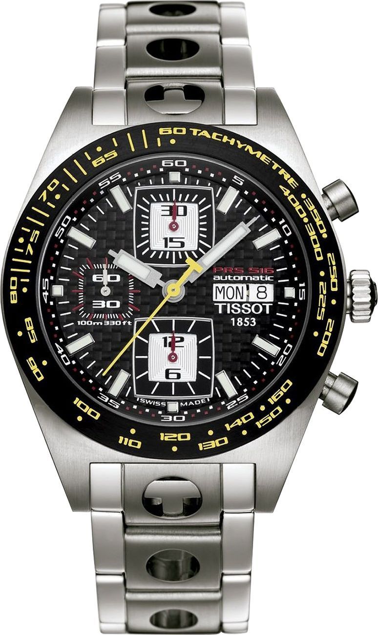 Tissot T-Sport Tissot PRS 516 Black Dial 40 mm Automatic Watch For Men - 1