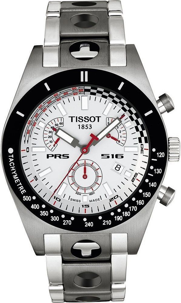 Tissot T-Sport Tissot PRS 516 White Dial 40 mm Quartz Watch - 1
