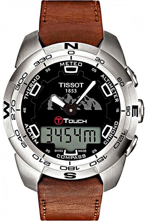 Tissot T Touch Expert 44 mm Watch in Black Dial