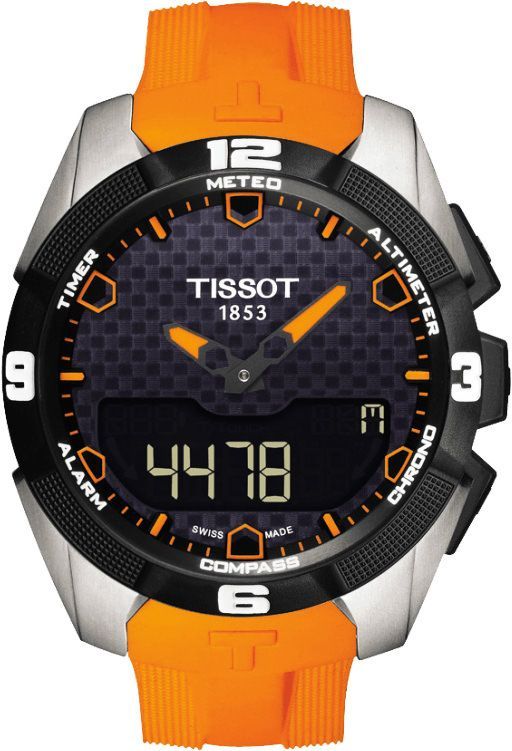Tissot Touch Collection  Black Dial 45 mm Quartz Watch For Men - 1