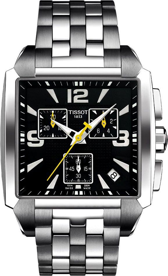 Tissot Quadrato 40 mm Watch in Black Dial For Men - 1