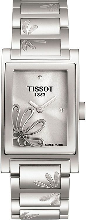 Tissot T-Lady Fabulous Garden Silver Dial 27 mm Quartz Watch For Women - 1