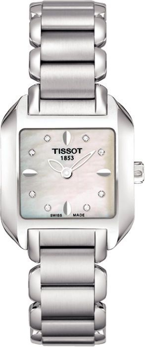 Tissot T-Lady T Wave MOP Dial 24 mm Quartz Watch For Women - 1