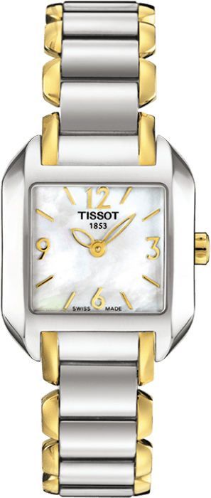 Tissot T-Lady T Wave MOP Dial 23.6 mm Quartz Watch For Women - 1