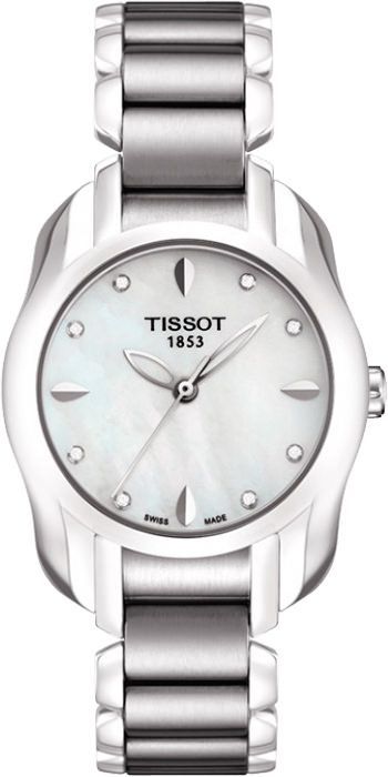 Tissot T-Lady T Wave MOP Dial 28 mm Quartz Watch For Women - 1