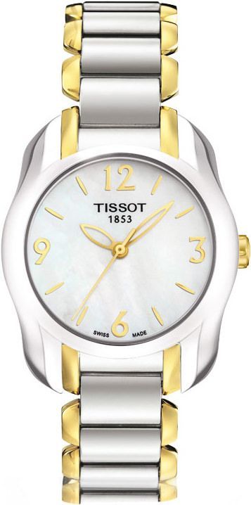 Tissot T-Lady T Wave MOP Dial 28 mm Quartz Watch For Women - 1