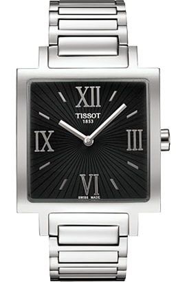Tissot T-Lady Happy Chic Black Dial 29 mm Quartz Watch For Women - 1