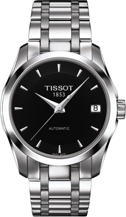 Tissot  32 mm Watch in Black Dial For Women - 1