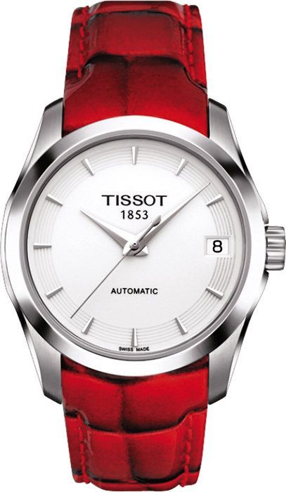 Tissot  32 mm Watch in White Dial For Women - 1