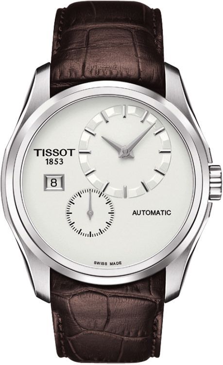 Tissot  39 mm Watch in Silver Dial For Men - 1